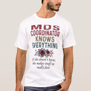 Camiseta Coordenador de Mds sabe tudo