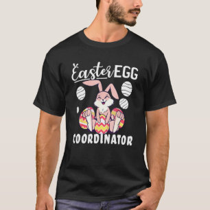 Camiseta Coordenador de Ovos de Páscoa Meninos Engraçados M