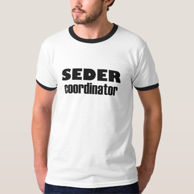 Camiseta Coordenador de Seder,Passagem (Frente)