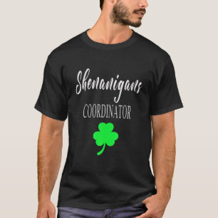 Camiseta Coordenador de Travessuras Dia de São Patrício