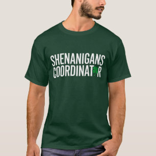 Camiseta Coordenador de Travessuras do Dia de São Patrício