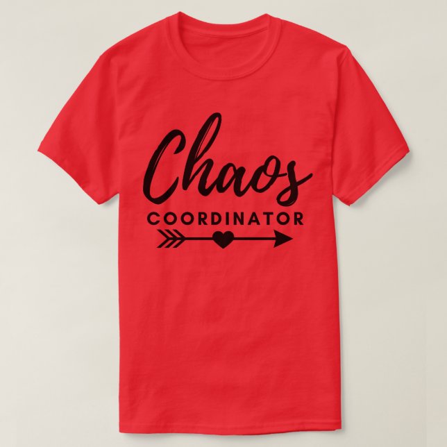 Camiseta Coordenador do caos 12 (Frente do Design)