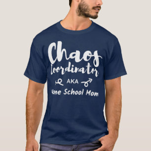 Camiseta Coordenador do Caos Escola de Casa Mãe Engraçado E