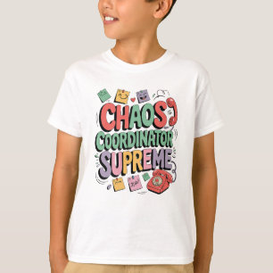 Camiseta Coordenador do Caos Mãe Trabalho Engraçado Supremo
