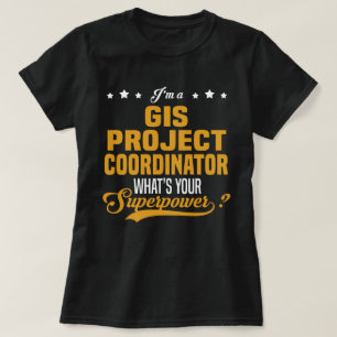 Camiseta Coordenador do Projeto GIS