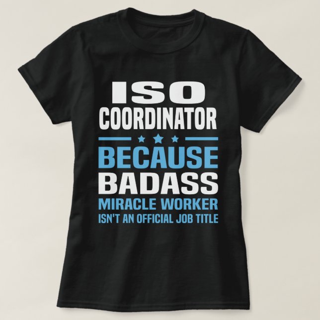 Camiseta Coordenador ISO (Frente do Design)
