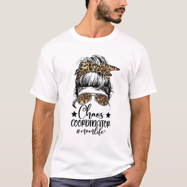 Camiseta Coordenador Leopard Mãe (Frente)