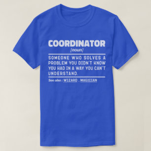 Camiseta Coordenador Noun Personalizado Presente Ideia Engr