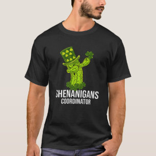Camiseta Coordenador Shenanigans Dabbing Cactus Rua Patrick
