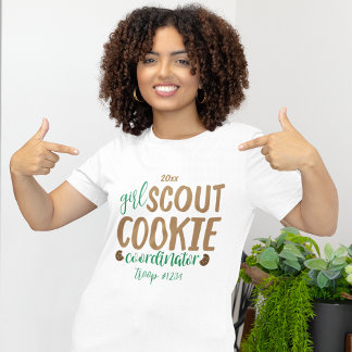 Camiseta Coordenadora de Voluntária de Biscoito de Menina E