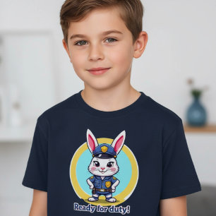 Camiseta Cop Coelhinha, pronto para o trabalho!