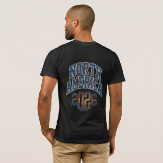 Camiseta Copa do Mundo 2026 Nações Anfitriãs da Unidade da