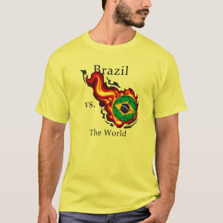 Camiseta Copa do Mundo - Brasil versus Mundo