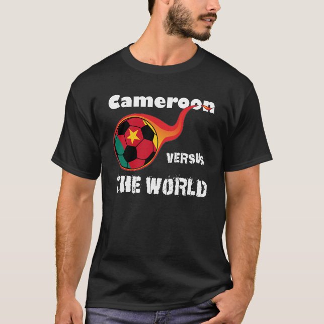 Camiseta Copa do Mundo - Camarões Versus o Mundo (Frente)