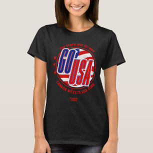 Camiseta Copa do Mundo de Fã de Futebol dos EUA 2026