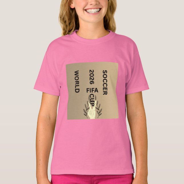 CAMISETA COPA DO MUNDO DE FUTEBOL 2026 (Frente)