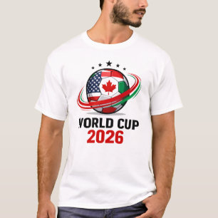 Camiseta Copa do Mundo de Futebol 2026