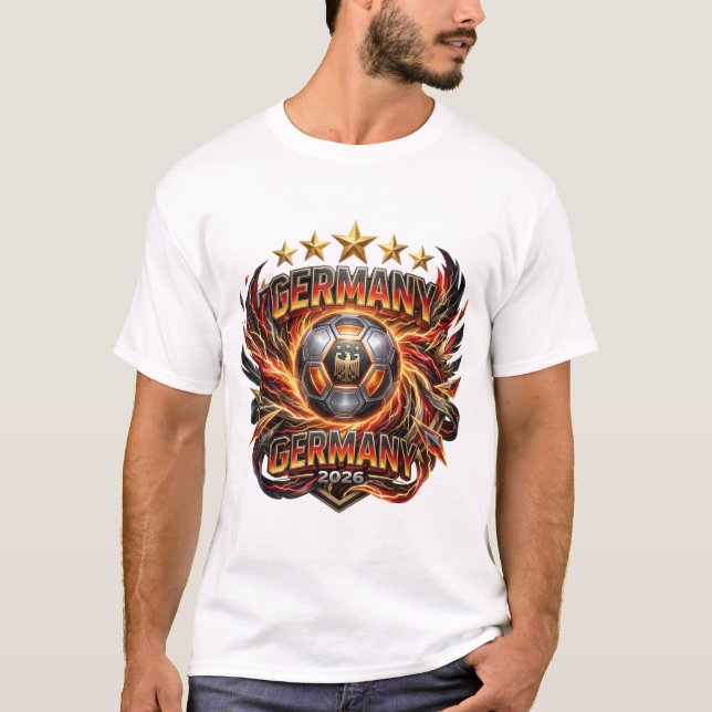 Camiseta Copa do Mundo FIFA 2026 - Alemanha (Frente)