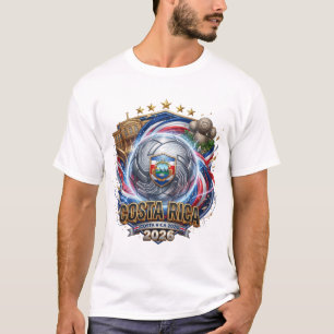 Camiseta Copa do Mundo FIFA 2026 - Costa Rica