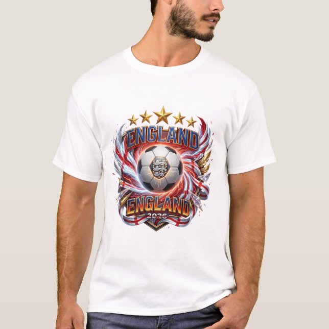 Camiseta Copa do Mundo FIFA 2026 - Inglaterra (Frente)