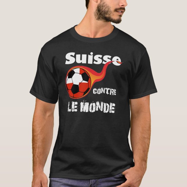 Camiseta Copa do Mundo - Suiça Versus O Mundo (Frente)