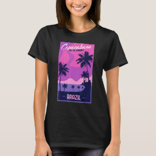 Camiseta Copacabana Férias Brasil Bandeira