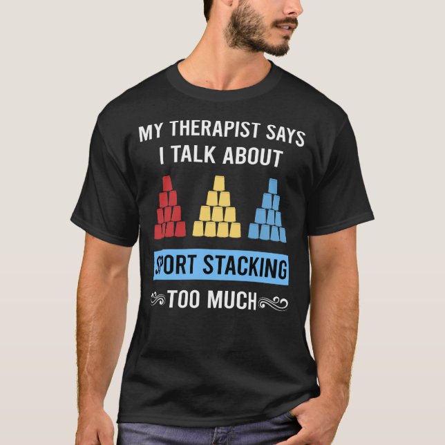 Camiseta Copas de velocidade de empilhamento de Taça de emp (Frente)