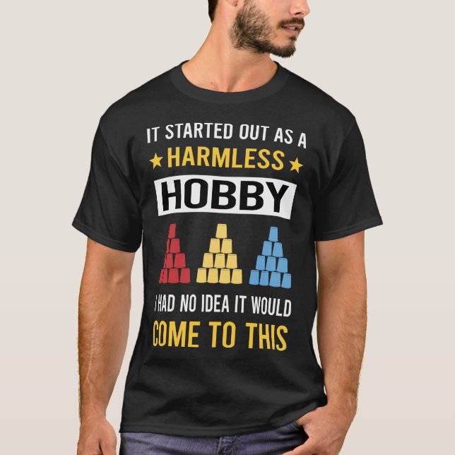 Camiseta Copas de velocidade de empilhamento de Taça de emp (Frente)