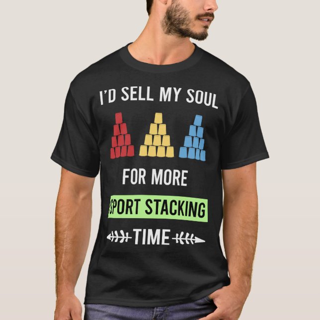 Camiseta Copas de velocidade de empilhamento de Taça de emp (Frente)
