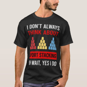 Camiseta Copas de velocidade de empilhamento de Taça de emp