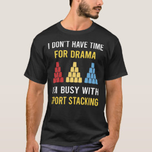 Camiseta Copas de velocidade de empilhamento de Taça de emp