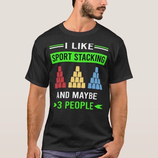 Camiseta Copas de velocidade de empilhamento de Taça de emp (Frente)