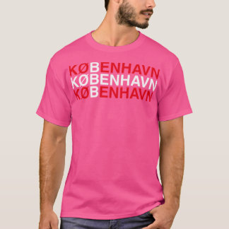 Camiseta Copenhagen Danish Flag Danmark Dinamarca