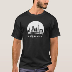 Camiseta Copenhagen Denmark Skyline