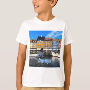 Camiseta Copenhagen Dinamarca Capital Canal Homes Nyhavn