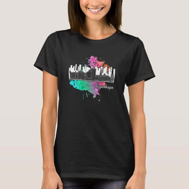 Camiseta Copenhague Dinamarca   Copenhague (Frente)