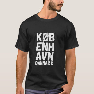 Camiseta Copenhague, Dinamarca, dinamarquês, Zelândia, Mar 