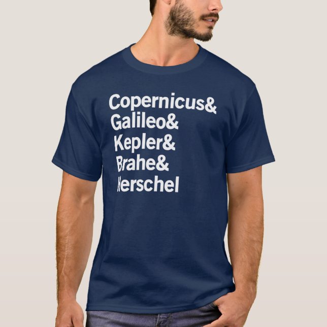 Camiseta Copernicus & Galileo (Frente)