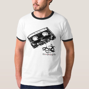 Camiseta Cópia branca Audiophile do T