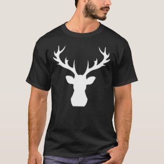 Camiseta Cópia Clássica do T-Shirt do veado antler
