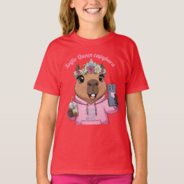Camiseta Cópia de chá, boas vibrações só capybara