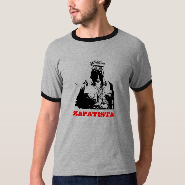 Camiseta Cópia de Cópia de marcos, ZAPATISTA (Frente)