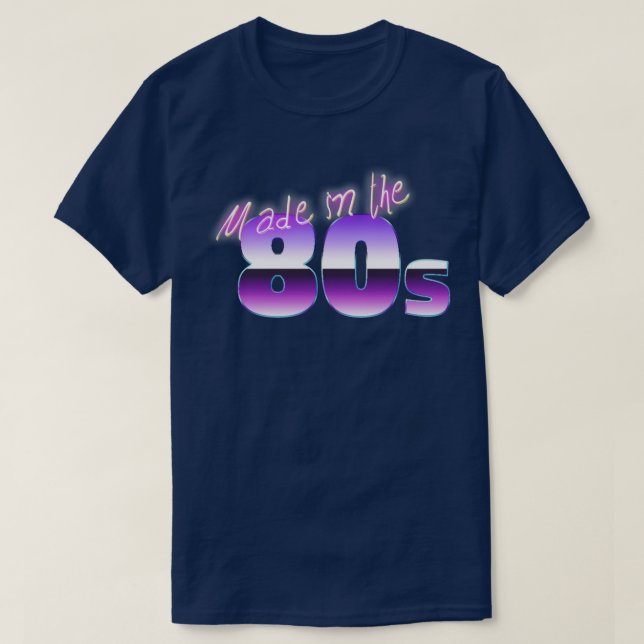 Camiseta Cópia de Made nos anos 80 (Frente do Design)