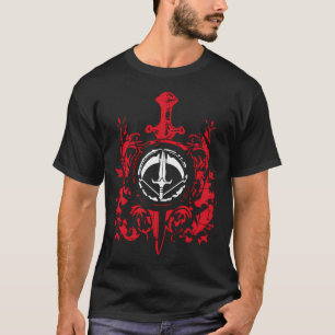 Camiseta Cópia de Rogue Art para Fãs Renegado Vermelho Infe