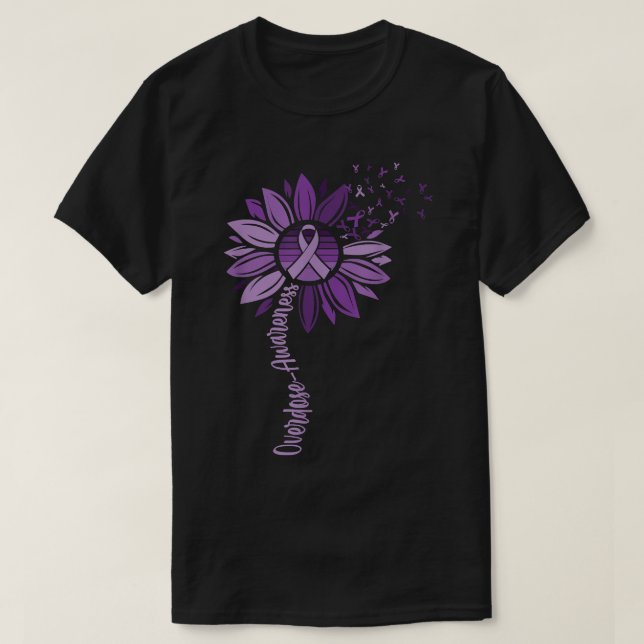 Camiseta Cópia de Sensibilização para a Sobredosagem das Fi (Frente do Design)