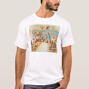 Camiseta Cópia de uma pintura de parede de Bonampak