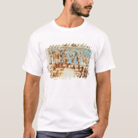 Cópia de uma pintura de parede de Bonampak
