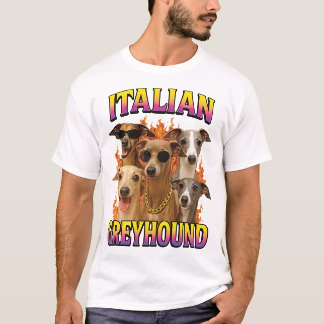 Camiseta Cópia do Galgo Italiano (Frente)