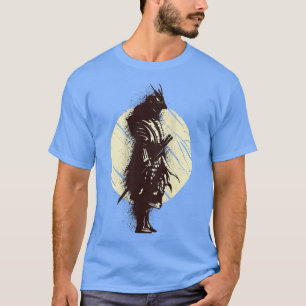Camiseta Cópia legal do T-Shirt do Guerreiro do Samurai