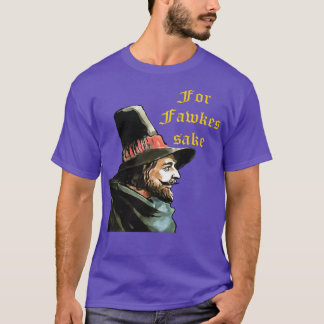Camiseta Cópia para Fawkes Sake Bonfire Night Vetor Art